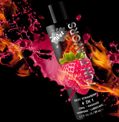 Wet Fun Sabors Sexy Strawberry Warming 89ml